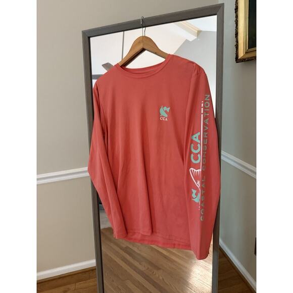 Coastal Conservation Association CCA Sz Small Coral Long sleeve - Picture 1 of 4
